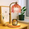 Fragrance Candle Warmer Lamp, Electric Candle Warmer with Timer & Dimmer, Mom Christmas Birthday Gifts for Women
