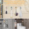 4Pcs Creative Adhesive Wall Hook for Wall and Door Heavy Duty Coat Hooks
