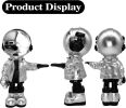 Astronaut Statues with Candy Dish & Key Dish,Spaceman Sculpture Polyresin Arts Gifts,Figurine Ornament Room Decor for Men