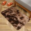 1pc, Tie-Dyed Shaggy Plush Area Rug for Bedroom, Living Room, and Nursery - Soft, Fluffy, Non-Slip, and Washable - Perfect for Kids, Girls