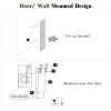 Wall and Door Mounted Mirrored Jewelry Cabinet with Lights